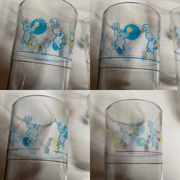 SOLD The Pillsbury Company Doughboy 1991 4-ct Cups - Picture 6 of 9